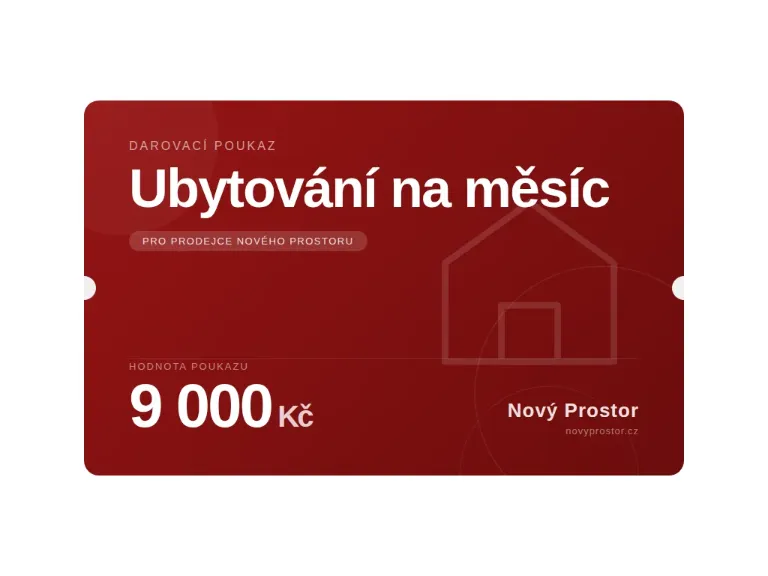 Darovací poukaz — Ubytování